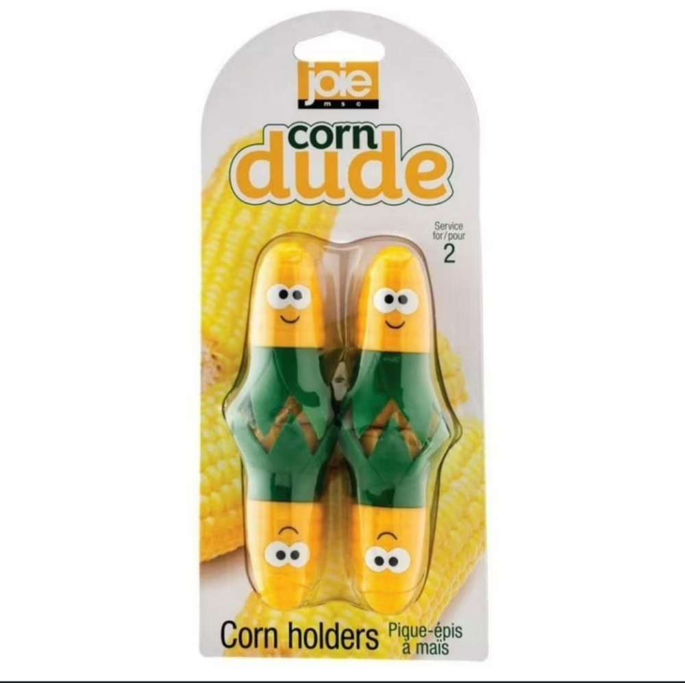 🆕️JOIE 4pc Corn Dude Holders🌽